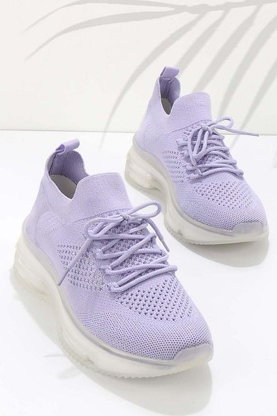 Bambi Lila Strick-Damen-Sneaker K 01718005482