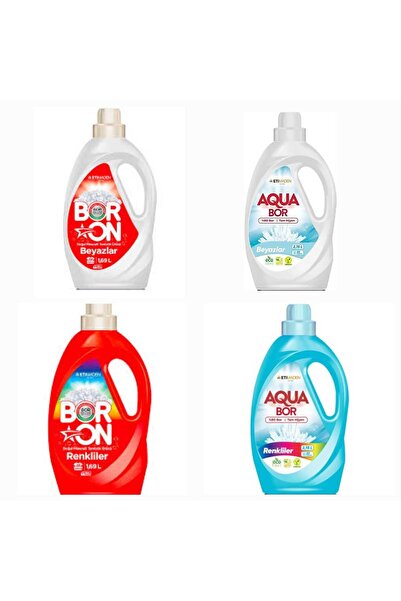 Boron DOĞAL MİNERALLİ SIVI ÇAMAŞIR DETERJANI BEYAZLAR VE RENKLİLER İÇİN 118 Y...