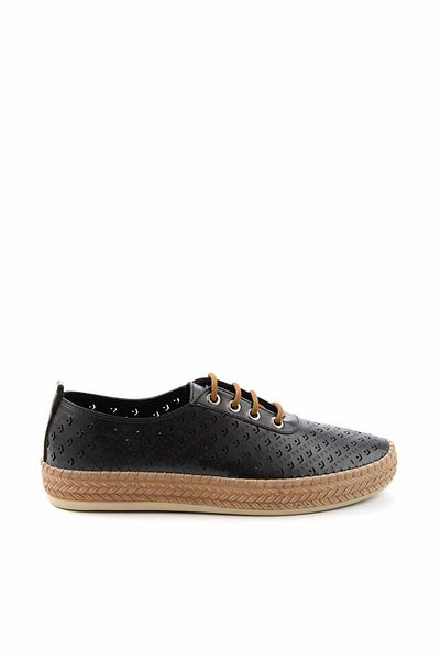 Bambi Schwarze Espadrilles für Damen K01309230709