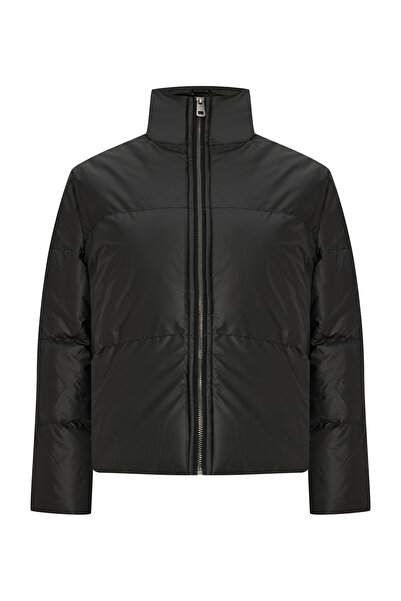 Mudo Quilted Inflatable Coat with Right Collar