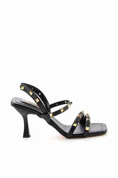 Bambi Schwarze klassische Damenschuhe mit Absatz K 05156080109