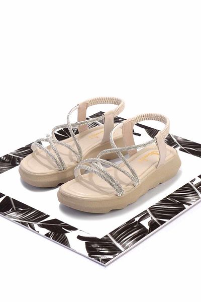 Bambi Beige Damensandalen K 05311419509