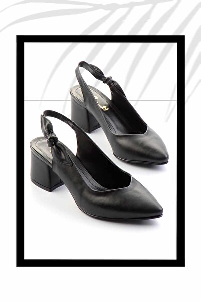 Bambi Black Women's Classic Heeled Shoes K01471060309