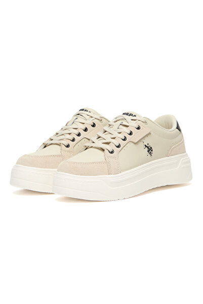 U.S. Polo Assn. Women's Platform Sneakers - Comfortable Padded Sole Low Top Casual Lace up Design