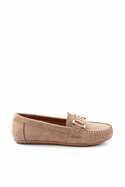 Bambi Γυναικεία Loafer Παπούτσια Mink Suede K 01778166502