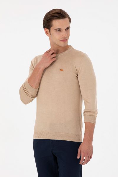 U.S. Polo Assn. Men's Sand Melange Sweater 50297040 -Vr123