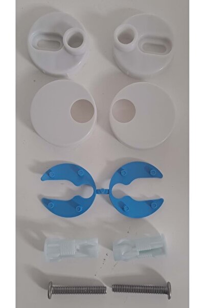 Leva House KLOZET KAPAK VİDASI - ÜSTTEN SIKMA LÜX GEÇMELİ DÜBELLİ