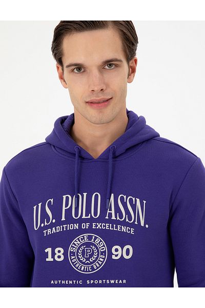 U.S. Polo Assn. Men's Purple Sweatshirt 50293446 -Vr038