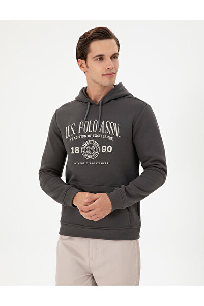 U.S. Polo Assn. Erkek Antrasit Sweatshirt 50293446-VR006