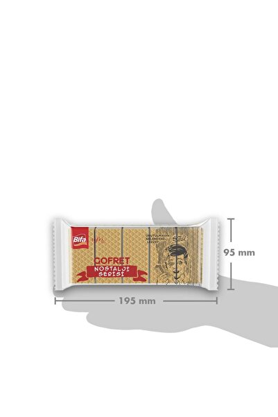 Bifa Nostalji Sütlü Vanilyalı Gofret 125 gr x 4 Adet