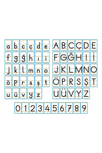 heptex 68Pcs Magnet Alphabet and Numbers Set