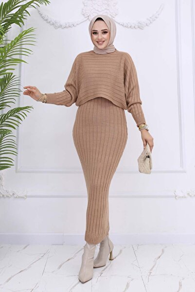 benguen Βιζόν Πλεκτό Σετ Κοστούμι Κοτσανιδιού - 4045