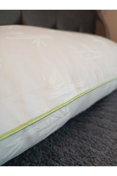 Seda Home Art 2Pcs Natural Bamboo Pillows 50X70 Cm, Suitable for Home and Hotel Use