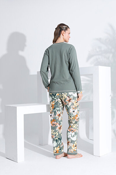 Etoile %100 Pamuk Uzun Kol Kadın Pijama Takımı 98234