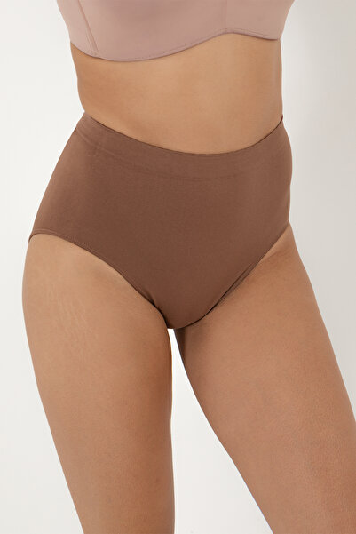 Doremi Yüksek Bel Dikişsiz Nefes Alan Rahat Kalıp Külot Korse