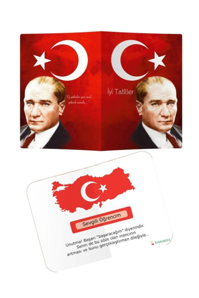 Minikbilgin Yayınları Atatürklü Karne Kılıfı (1 Adet)