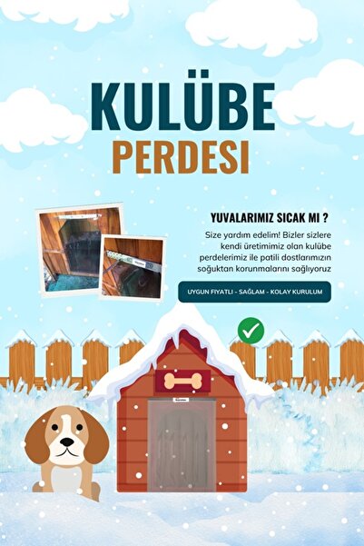 Buycobox Köpek Kulübesi Kapısı Için Şeffaf Perde; S-32x45cm, M-38x60cm, L-40x70cm, Xl-55x70cm, 2xl-70x100cm