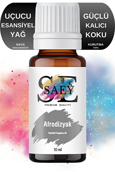 SAEY Afrodizyak Esansiyel Uçucu Koku Yağ Buhurdanlık Yağı Difüzör Esansı Hobi...