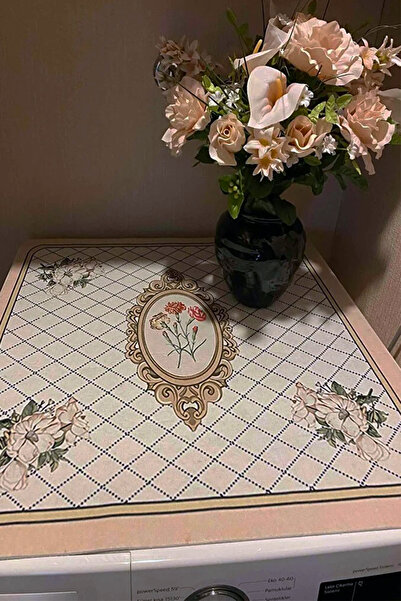 Else Dekor Drying Rack Washing Machine Cover Protection Mat Liquid Proof Non-Slip Washable