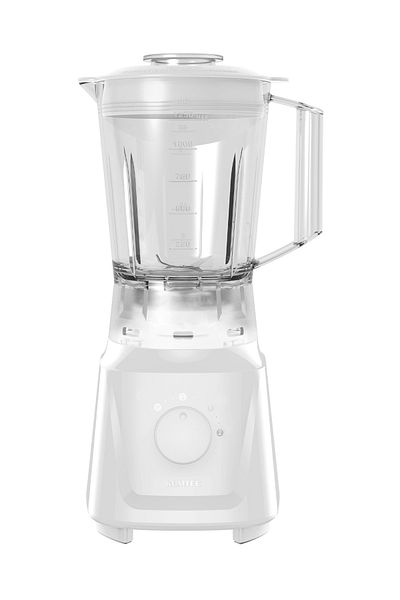 KUMTEL White Table Blender with Jug-Grinder
