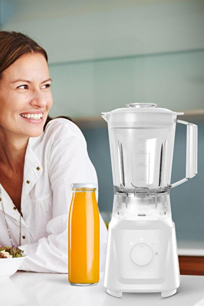 KUMTEL Beyaz Masa Blenderi Sürahili-Öğütücülü