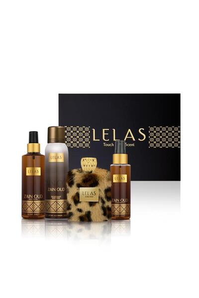 Lelas 1577 Zain Oud Uniseks Hediye Kutulu 4'lü Parfüm Seti