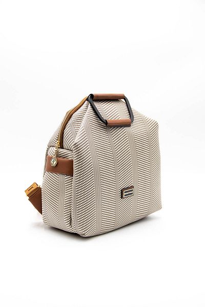 Silver Polo Γυναικείο σακίδιο πλάτης Silver & Polo Beige - Taba Sp771