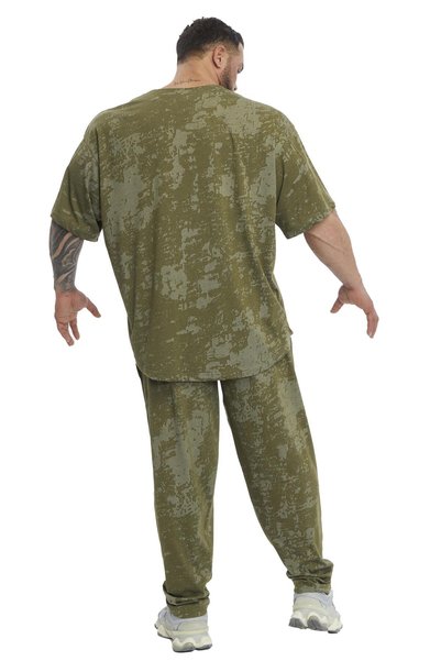BGSM Oversize Teknik Kamulfaj Rag Top T-shirt BGSM 3368