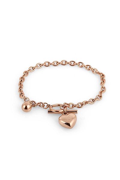 Daniel Klein Mtk11310 Rose Gold Color Steel Women's Bracelet