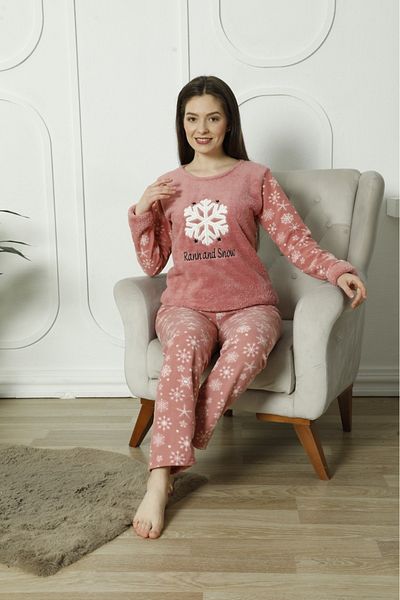 ROMEO LİFE 8122 Winter Fleece Pjama Suit
