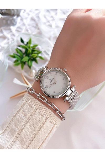 Coliseum Special Design Vintage Series Women's Wrist Watch+ Bracelet Gift Cl8709.M4
