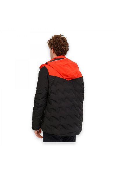 lumberjack Μαύρο ανδρικό παλτό 4 τεμαχίων 4w ml 2-ıg287-au22