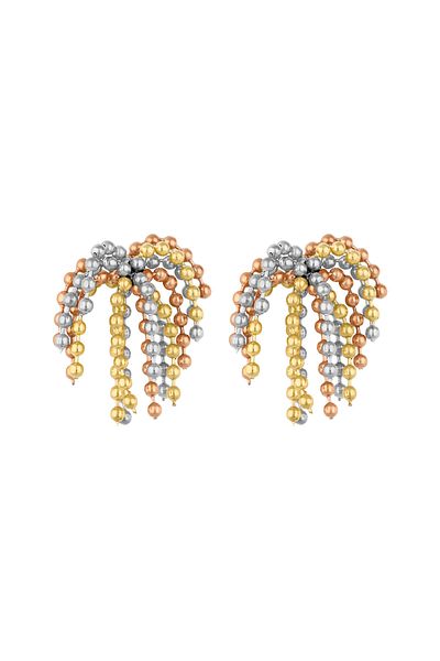 Daniel Klein Mtk11406 Steel Gold Silver Color Earrings