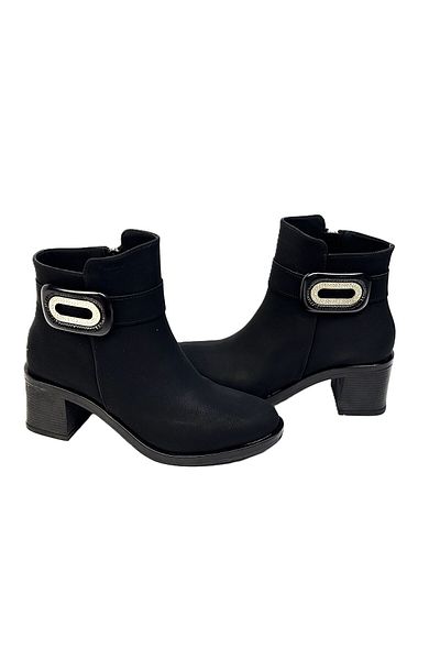 KAFKASLAR AYAKKABI Kafkaslar Short Size 5 cm Thick Heel New Model Boots