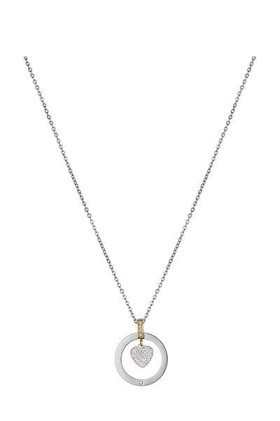Daniel Klein Mtk11372 Steel Silver Color Necklace