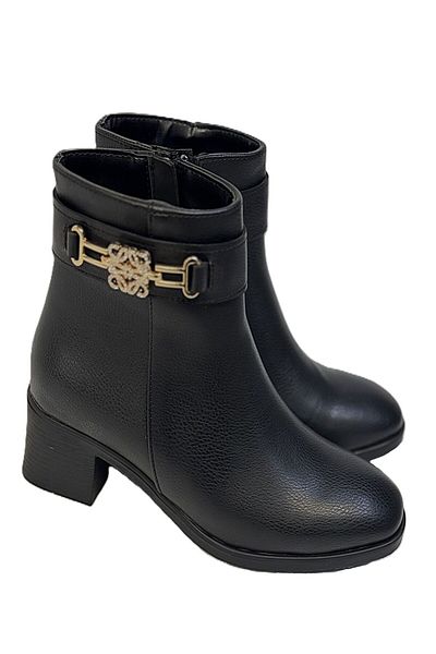 KAFKASLAR AYAKKABI Kafkaslar Short Size 4 cm Thick Short Heel New Model Boots