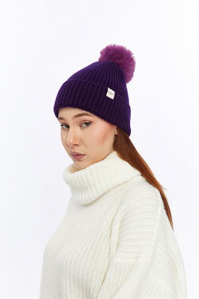 Aghilo Women's Pompom Wool Beret