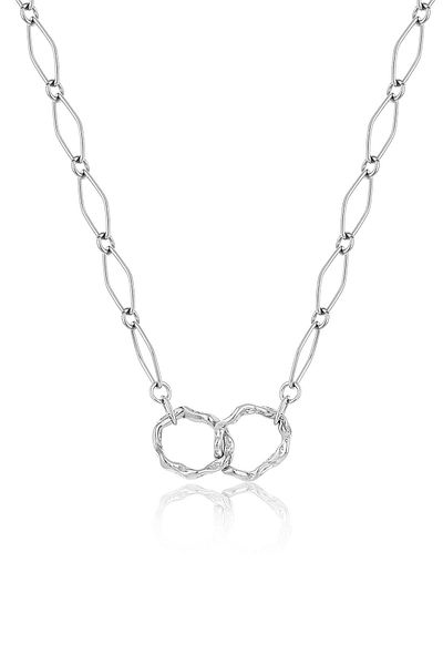 Daniel Klein Mtk11335 Steel Silver Color Necklace