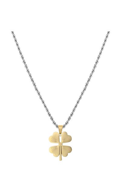 Daniel Klein Mtk11368 Steel Gold Color Necklace