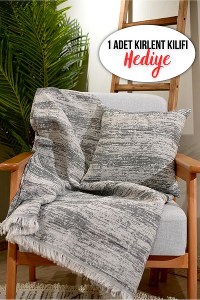 Rell Home قطعة واحدة من غطاء أريكة قطن 100% فاخر غير قابل للانزلاق مقاس 40 × 40 سم - غطاء متعدد الأغراض