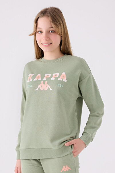Kappa Παιδικό Φούτερ - Tea Green, Μοντέλο 361X16W