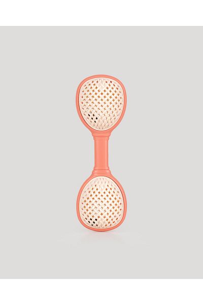 lets be child LC Duo Wicker Rattle - لون السلمون
