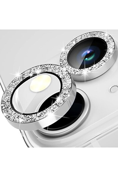Powerfox For Apple Iphone 11/12/12 Mini Işıltılı Sim Kamera Lens Koruyucu(2'L...