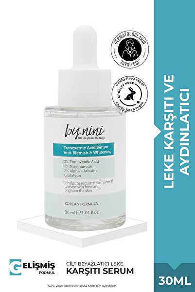 By Nini Koyu Leke Karşıtı ve Aydınlatıcı Niacinamide İçeriğiyle Zengileştiril...