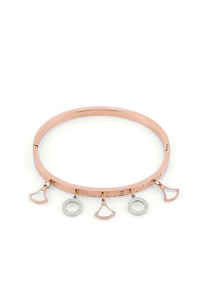 Daniel Klein Mtk11302 Rose Gold Color Steel Women's Bracelet