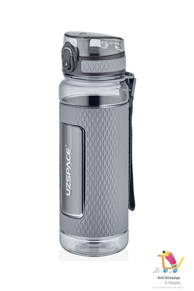 Uzspace 800ml - Large Size - Tritan Water Bottle Silicone Protected Non-Slip Body