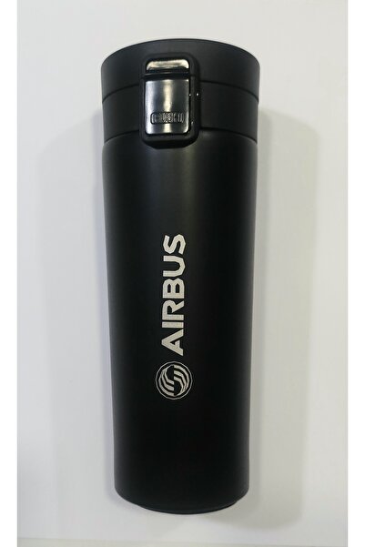 Havacı Uçuş Dünyası Airb Logo Baskılı Termos Mug