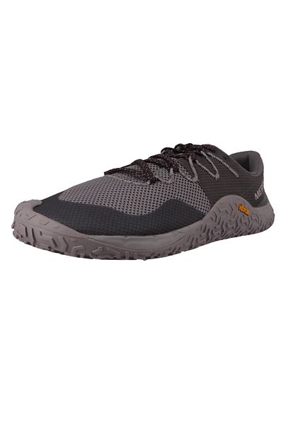 Merrell Herren Laufschuhe Halbschuhe Wanderschuhe Trail Glove 7 Barefoot J067657 Grau Monument Textil/Synth