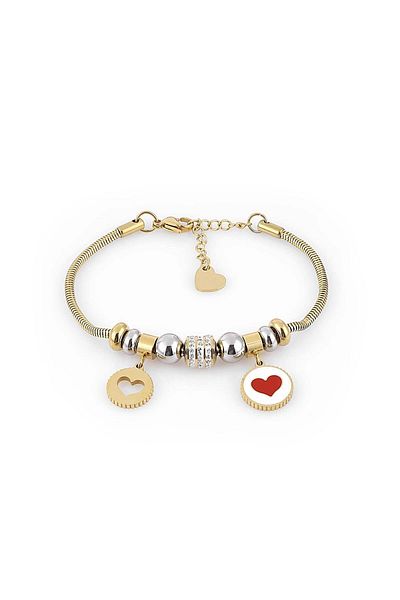 Daniel Klein Mtk11294 Gold Color Steel Women's Bracelet