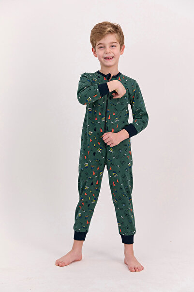 Rolypoly Boy's Khaki Overalls